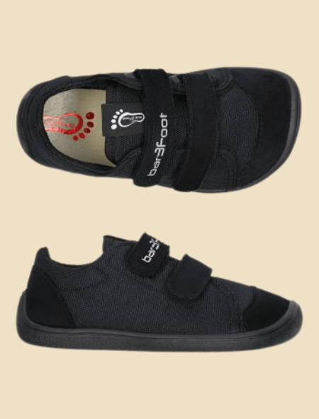 Sneakers Bar3foot Elf Denver Vegan Negro - Quokka Barefoot