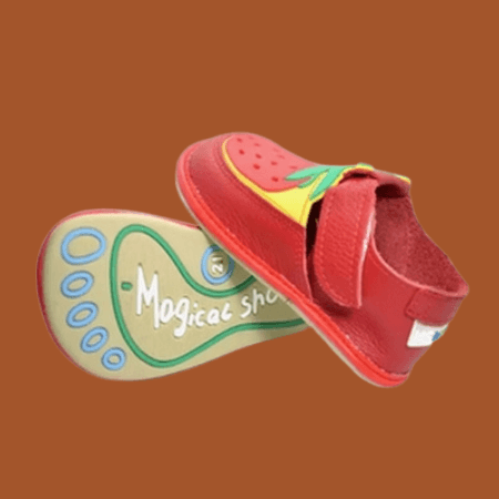 Zapato Magical Shoes Gaga Strawberry Rojo - Quokka Barefoot