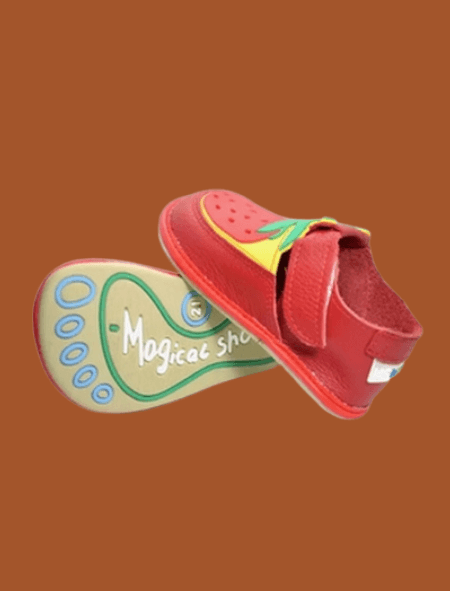 Zapato Magical Shoes Gaga Strawberry Rojo - Quokka Barefoot