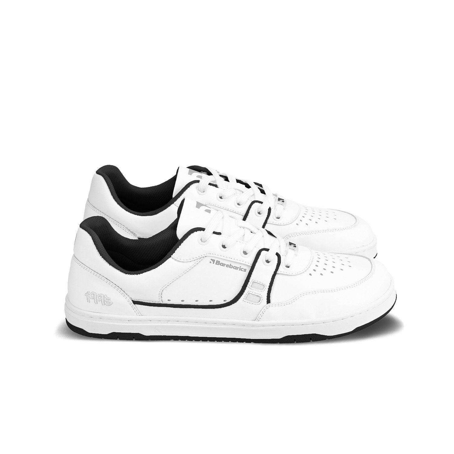 Barefoot Sneakers Barebarics Arise - White & Black - Quokka Barefoot