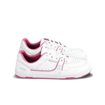 Barefoot Sneakers Barebarics Arise - White & Raspberry Pink - Quokka Barefoot