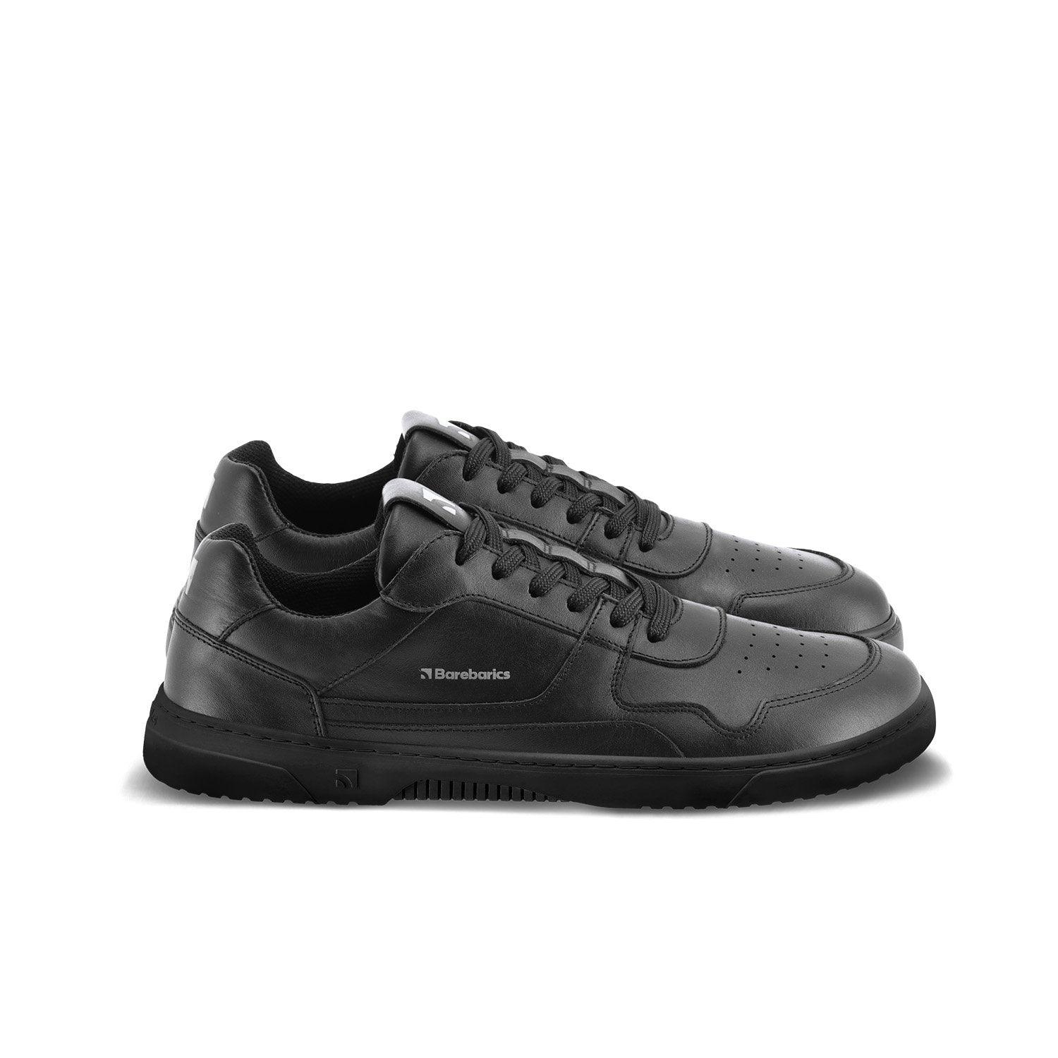 Barefoot Sneakers Barebarics Zing - Negro - Piel - Quokka Barefoot