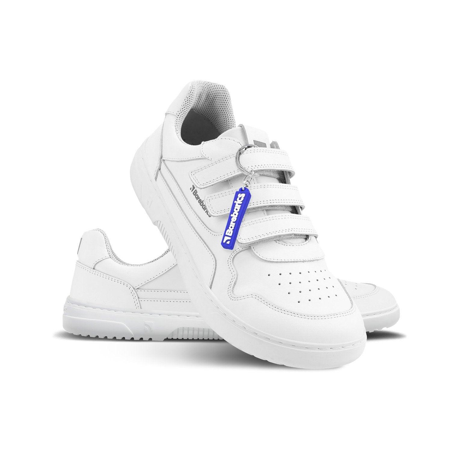 Sneakers Barefoot Barebarics Zing Velcro - Blanco - Piel - Quokka Barefoot