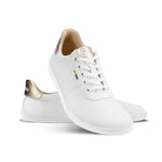 Zapatos barefoot Be Lenka Royale - Blanco y Dorado - Quokka Barefoot