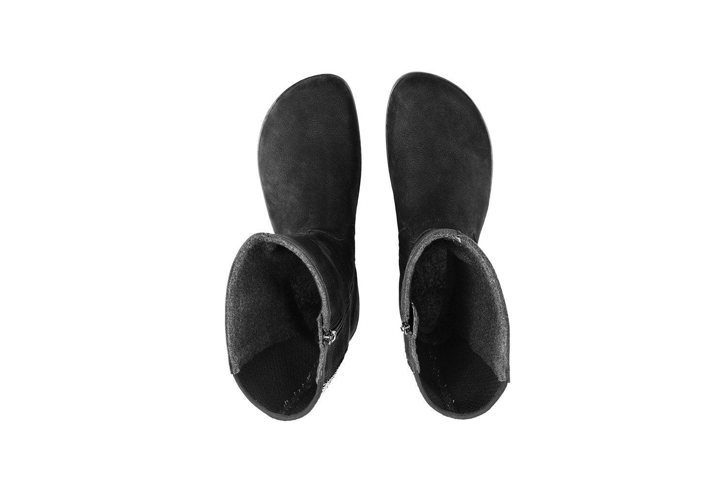 Botas Barefoot Be Lenka Charlotte - Negro Nobuk - Quokka Barefoot