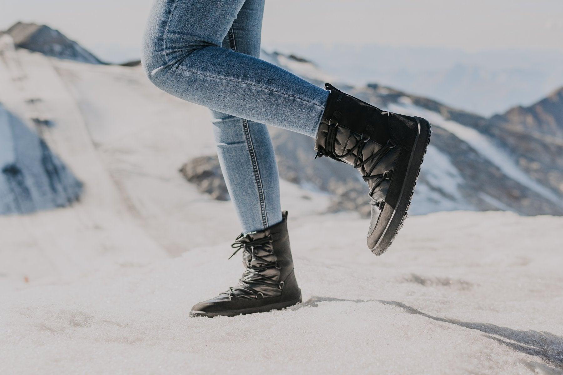 Botas de nieve barefoot Be Lenka Snowfox Woman - Black - Quokka Barefoot