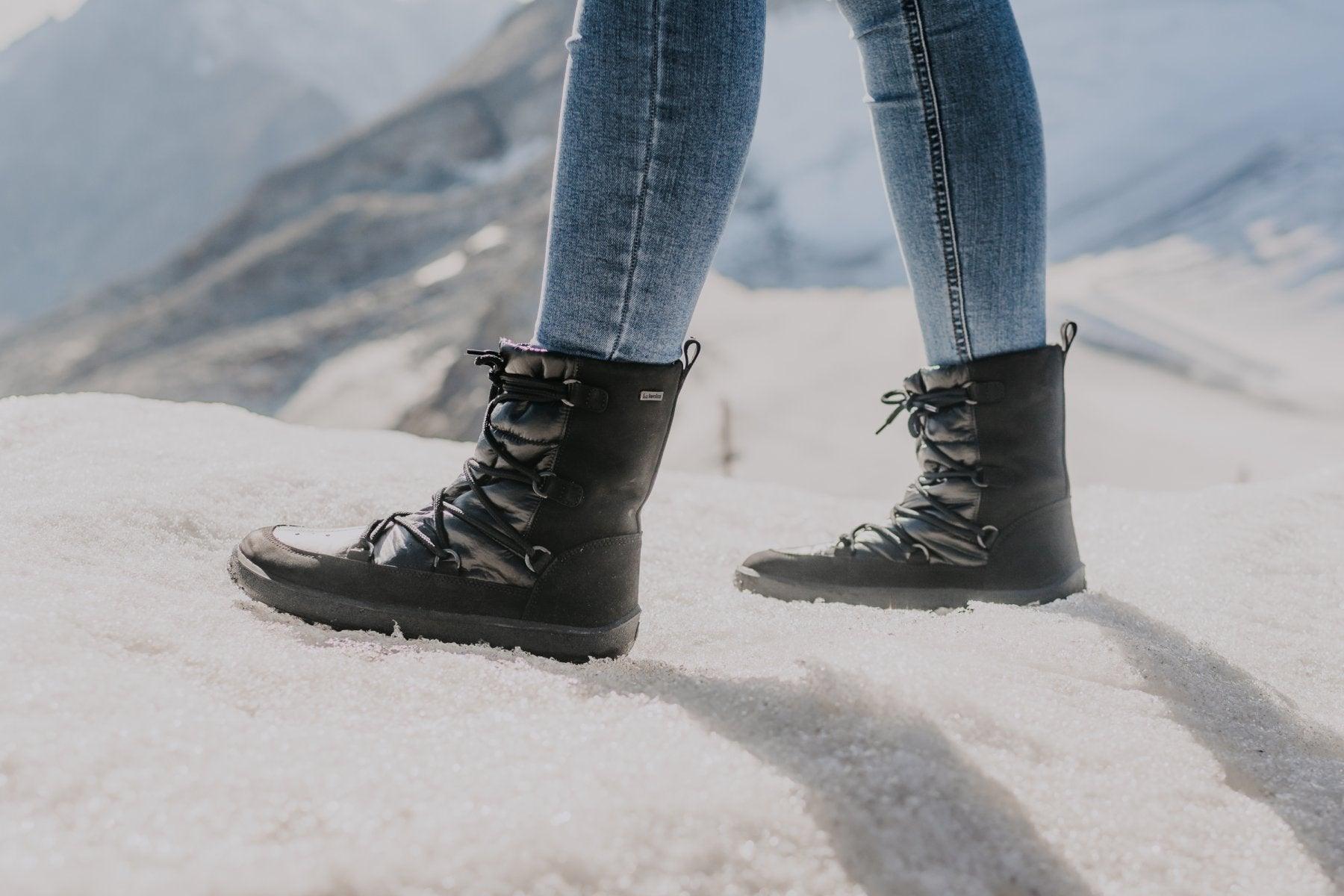 Botas de nieve barefoot Be Lenka Snowfox Woman - Black - Quokka Barefoot