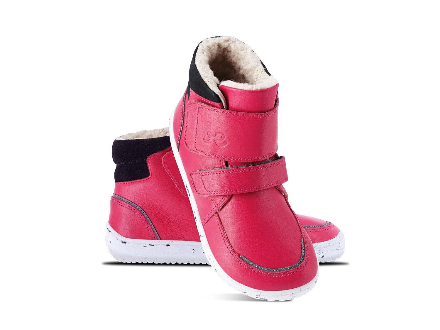 Zapatos de invierno para niño barefoot Be Lenka Panda 2.0 - Raspberry Pink - Quokka Barefoot