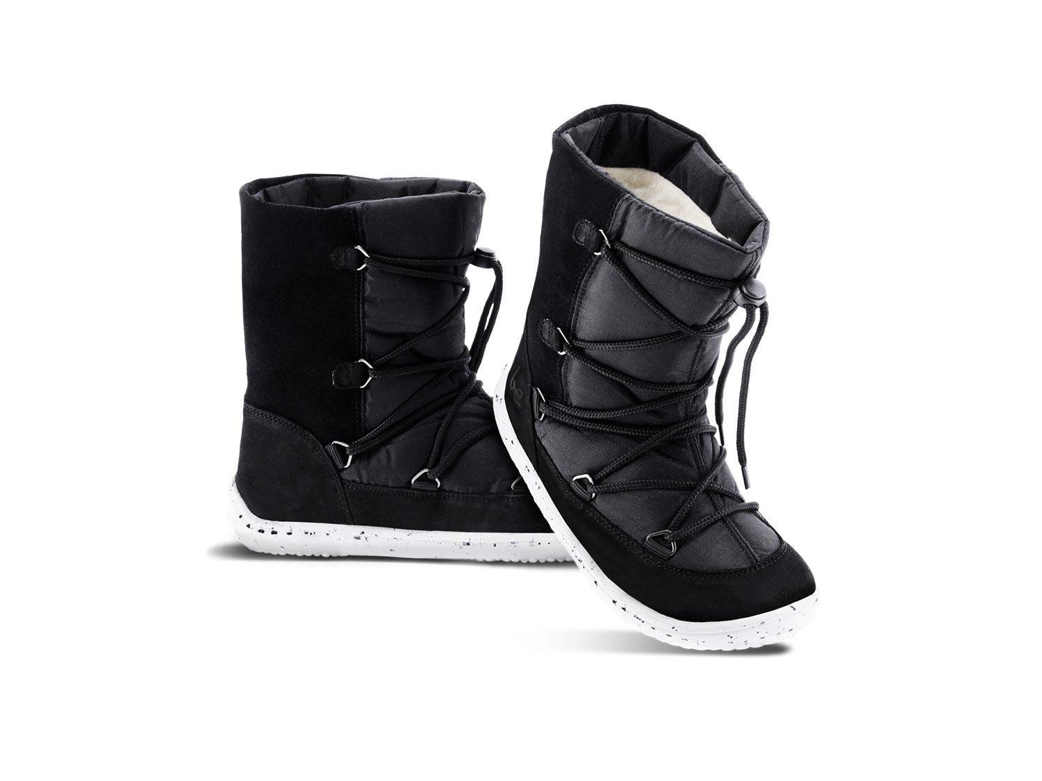 Botas para niño barefoot Be Lenka Snowfox Kids 2.0 - Negro - Quokka Barefoot