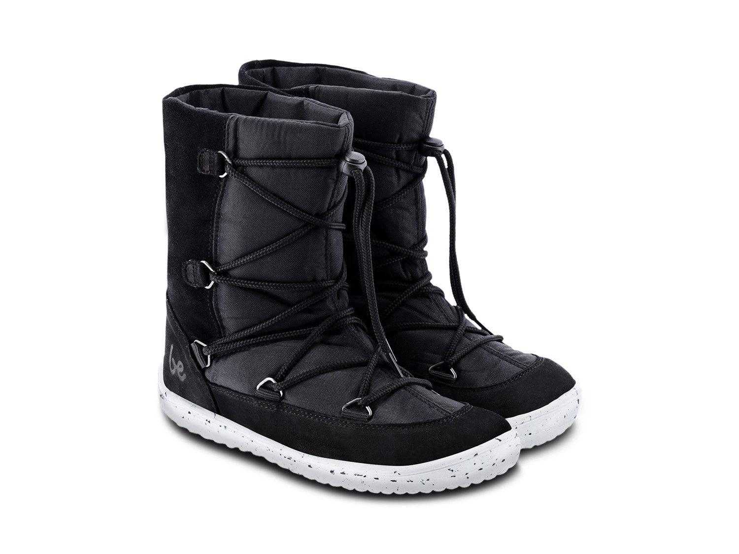 Botas para niño barefoot Be Lenka Snowfox Kids 2.0 - Negro - Quokka Barefoot