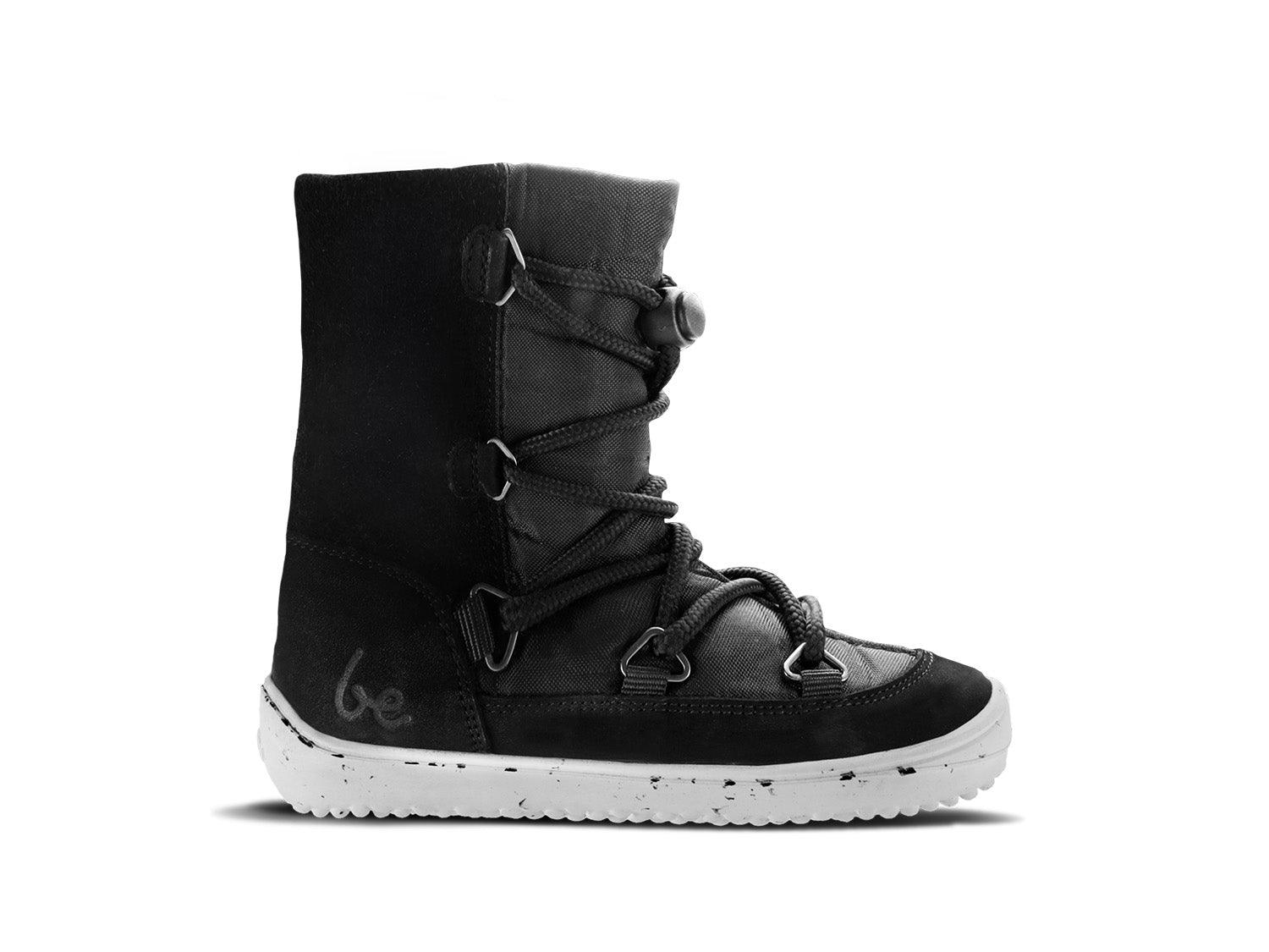 Botas para niño barefoot Be Lenka Snowfox Kids 2.0 - Negro - Quokka Barefoot