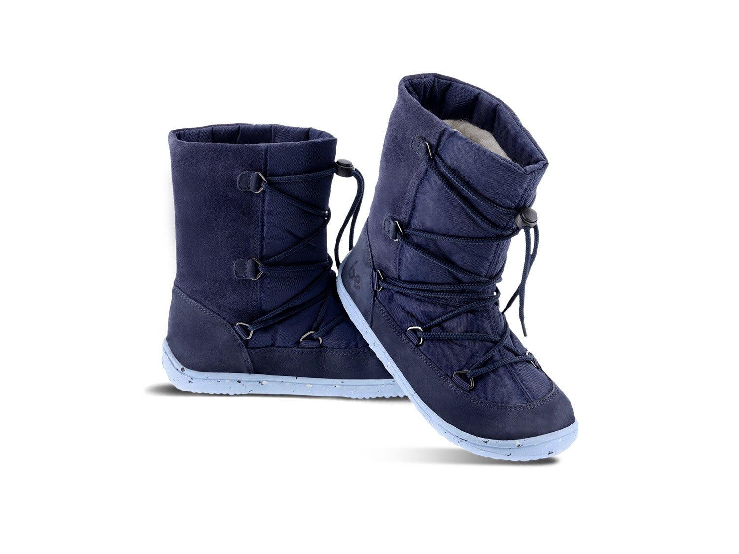 Botas para niño barefoot Be Lenka Snowfox Kids 2.0 - Azul - Quokka Barefoot