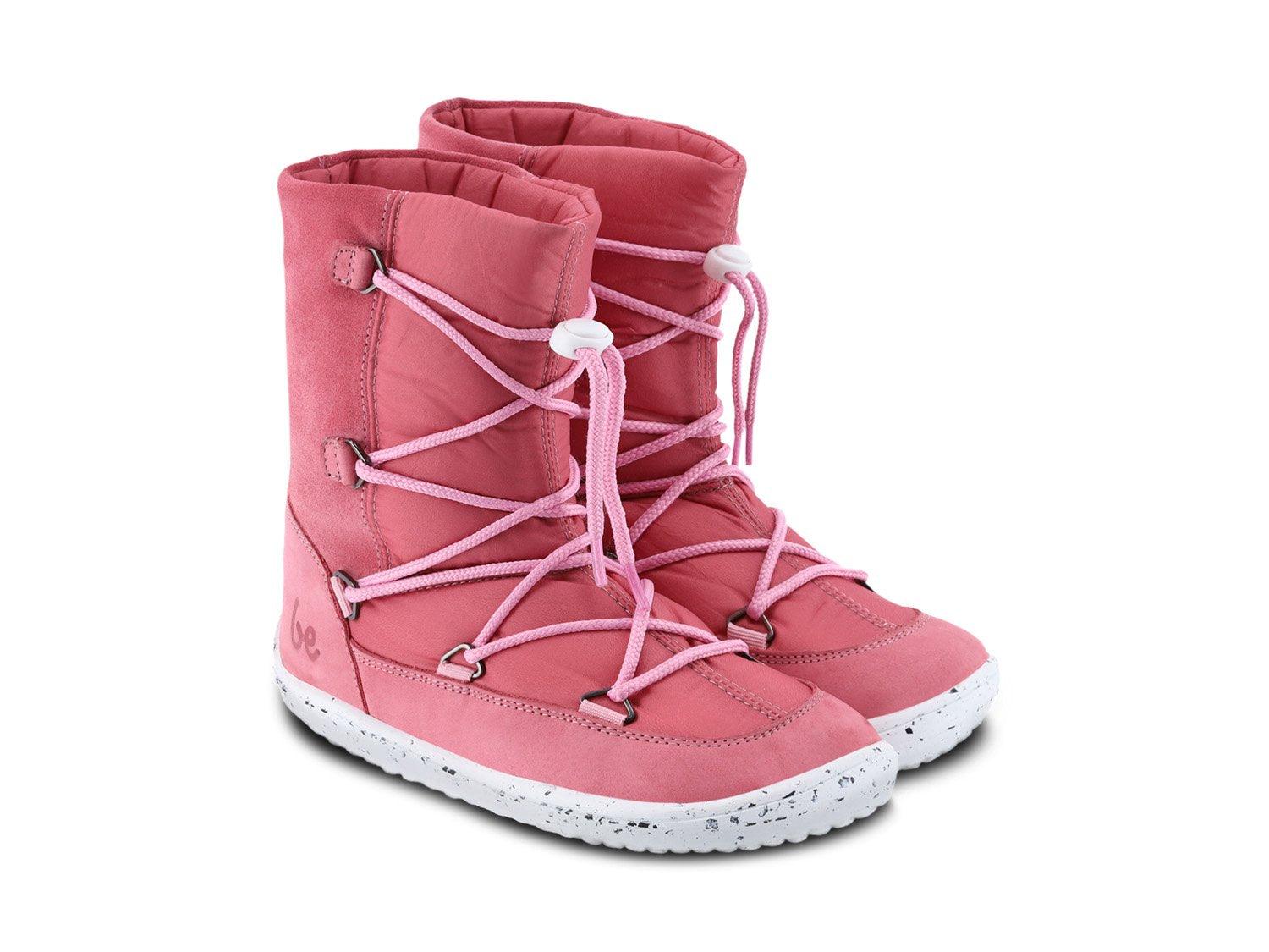 Botas para niño barefoot Be Lenka Snowfox Kids 2.0 - Rosa - Quokka Barefoot