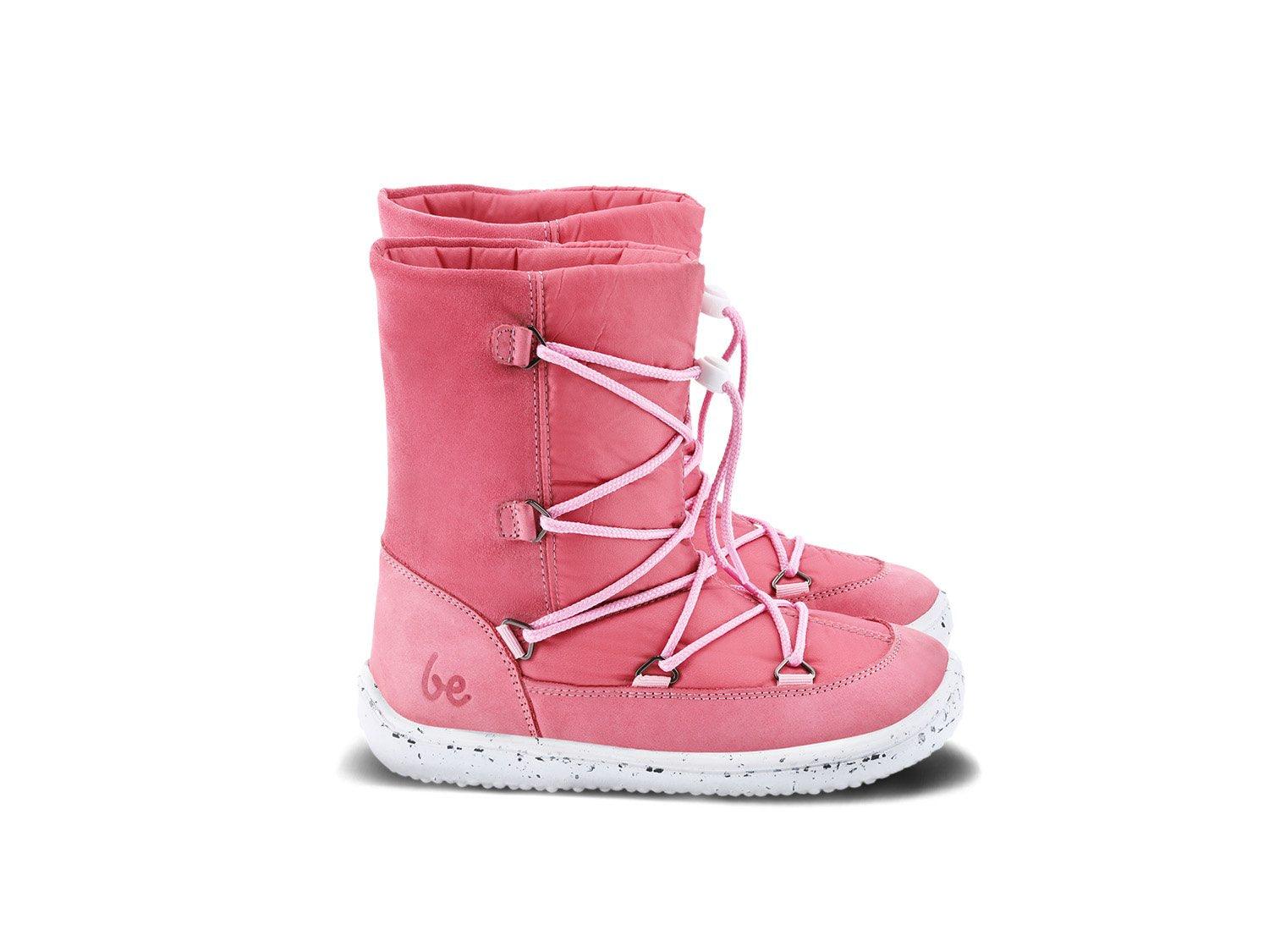 Botas para niño barefoot Be Lenka Snowfox Kids 2.0 - Rosa - Quokka Barefoot