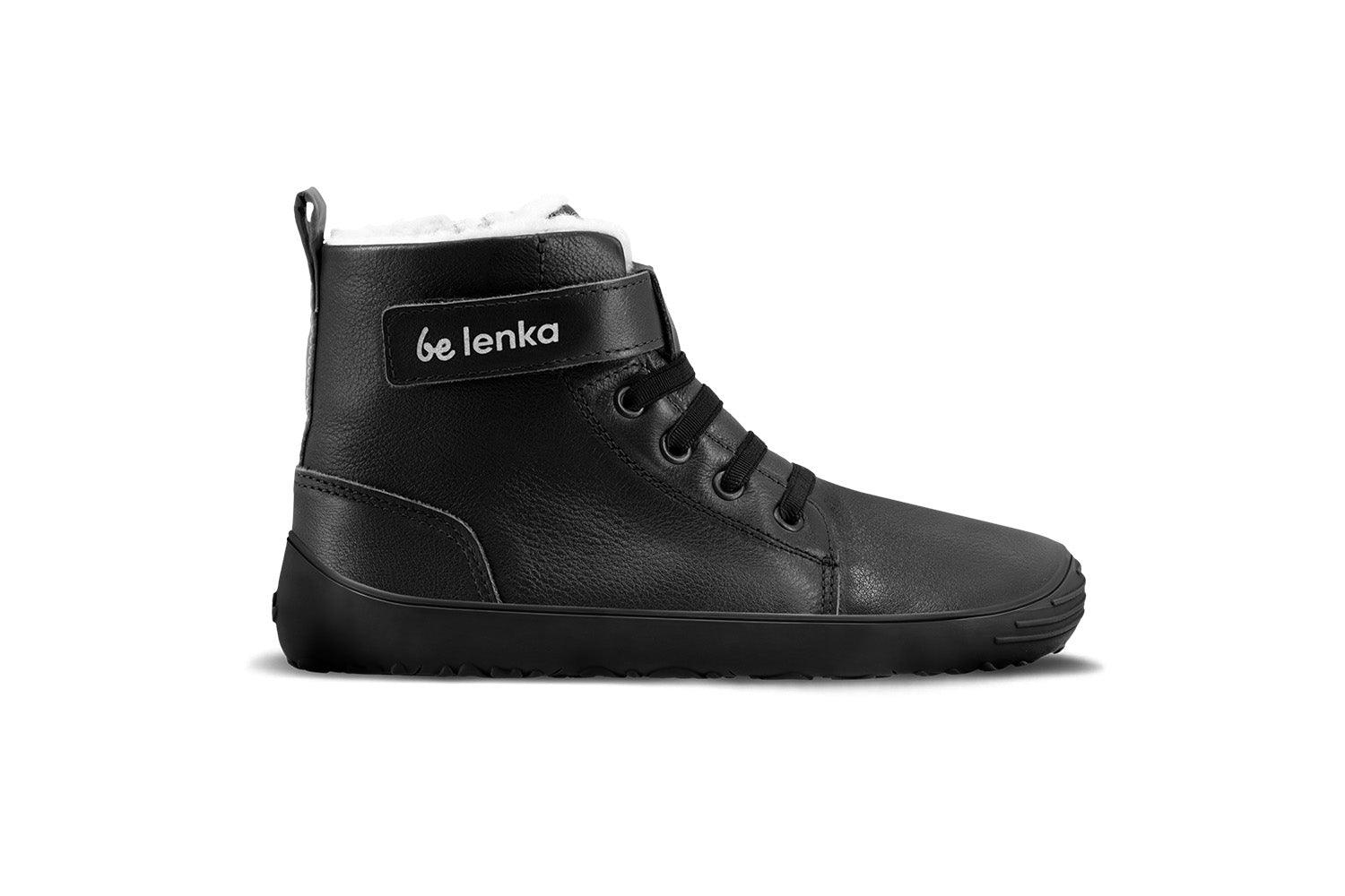 Botas para niño barefoot Be Lenka Winter Kids - Negro - Quokka Barefoot