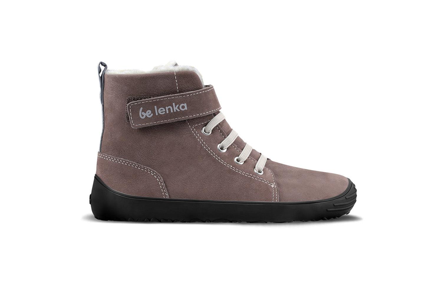 Botas para niño barefoot Be Lenka Winter Kids - Chocolate - Quokka Barefoot