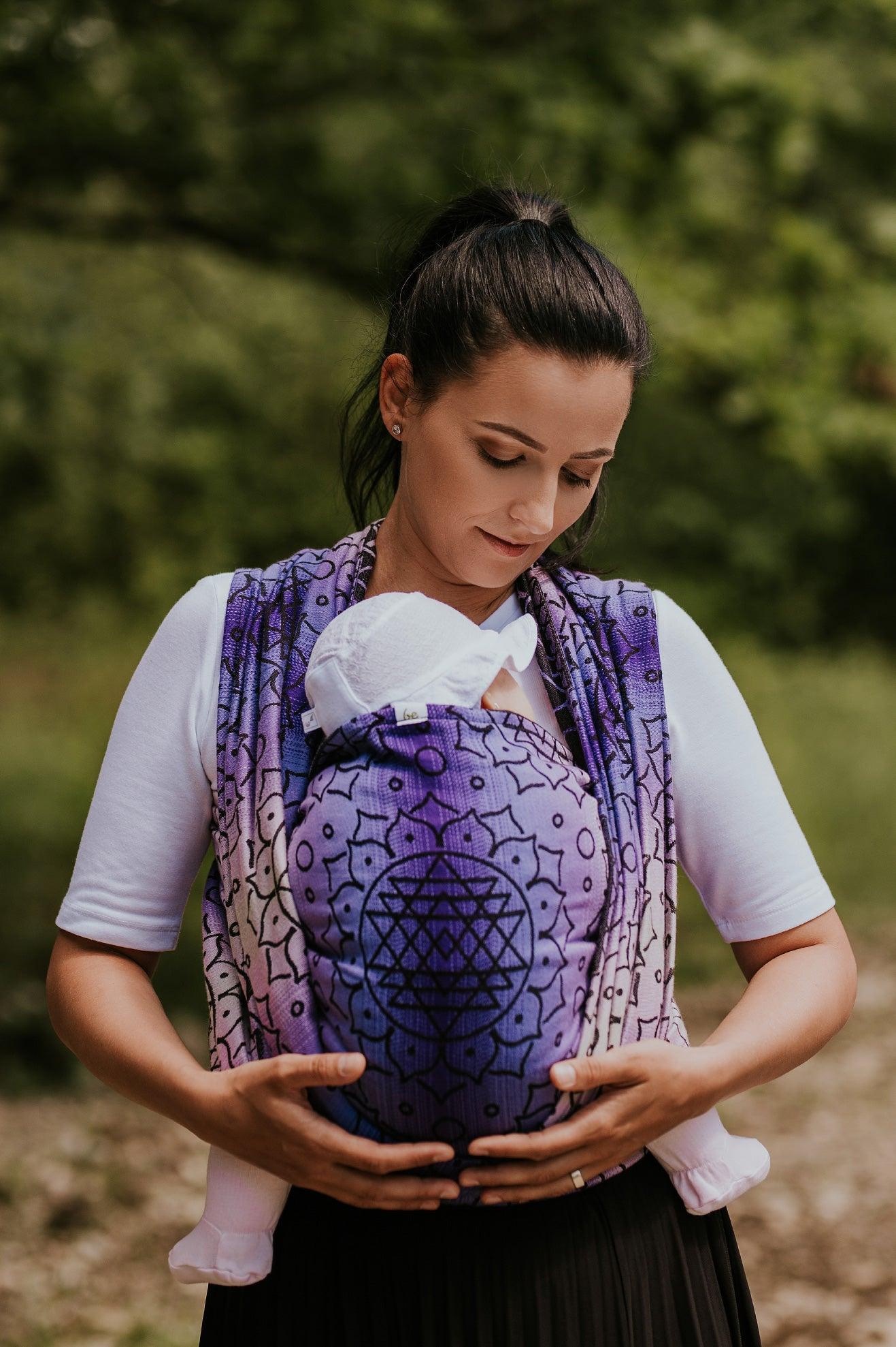 Pañuelo Be Lenka Shri Yantra - Violet - Quokka Barefoot